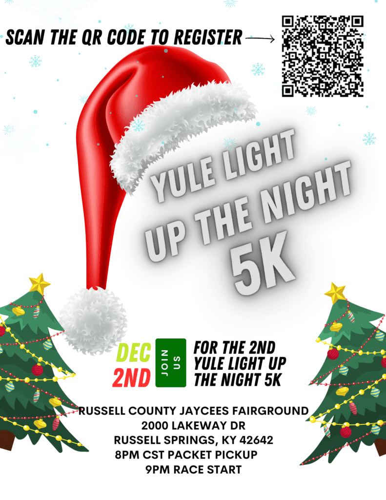 2nd Annual "YULE light up the night" 5K Run/Walk at Russell County Jaycess Fairgrounds
